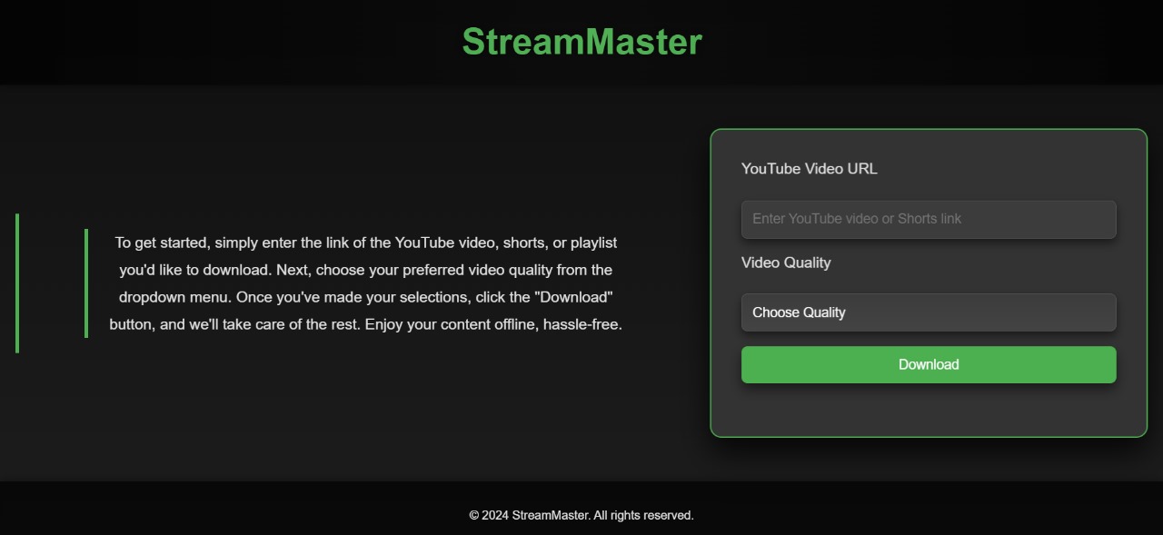 StreamMaster Screenshot